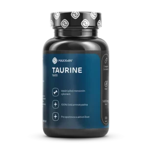 Maxxwin Taurine 1600, taurin, 120 rostlinných kapslí