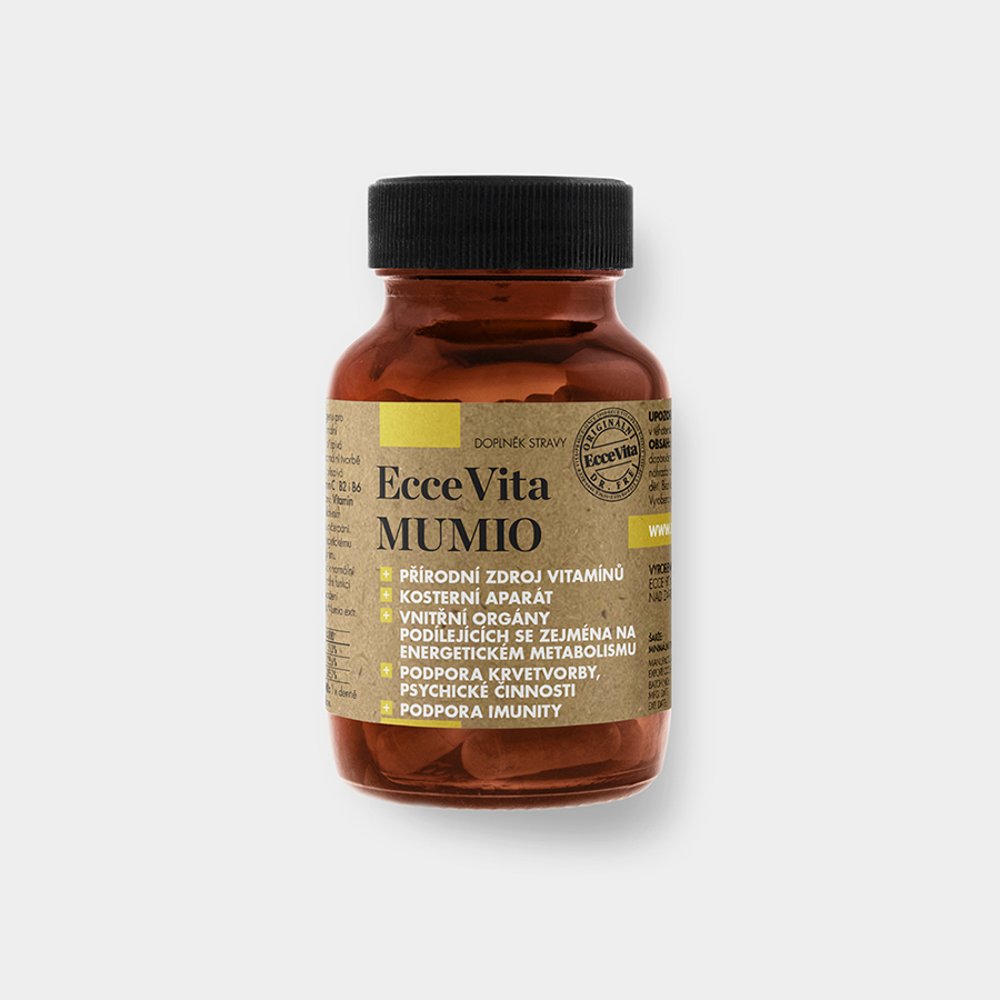 EcceVita Mumio, shilajit, 60 kapslí