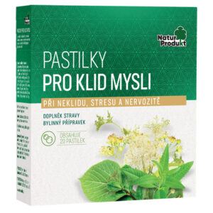 Naturprodukt Bylinné pastilky pro klid s vitaminem C, 20 pastilek