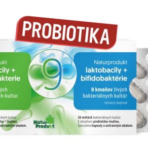 Naturprodukt Probiotika, laktobacily a bifidobakterie, 9 kmenů