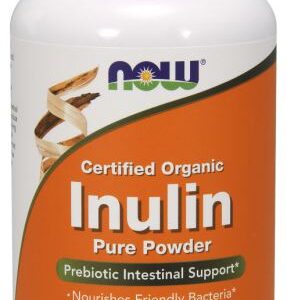 NOW Foods Organic Inulin, inulin z agáve v prášku, 227 g