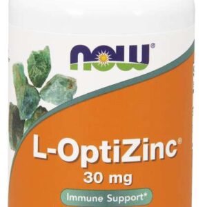 NOW L-OptiZinc, zinek a měď, 30 mg, 100 kapslí