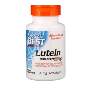 Doctor's Best Lutein s Lutemax, 20 mg, 60 softgelových kapslí