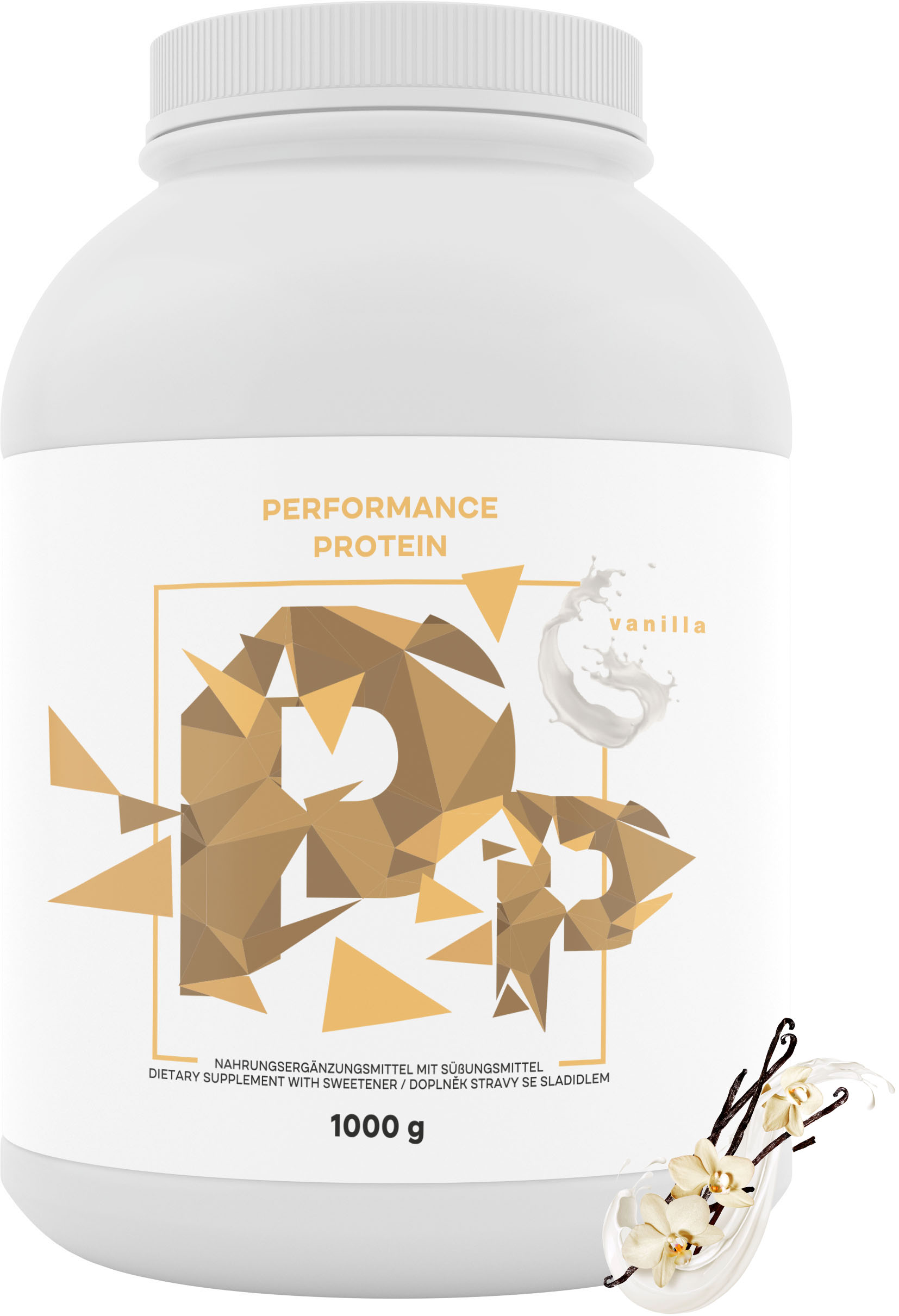 BrainMax Performance Protein, nativní syrovátkový protein, vanilka, 1000 g