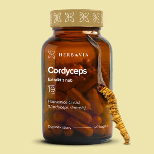 Herbavia Cordyceps, bylinný extrakt, 60 kapslí