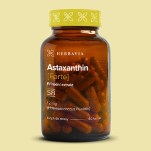 Herbavia Astaxanthin Forte, astaxantin 12 mg, 60 kapslí