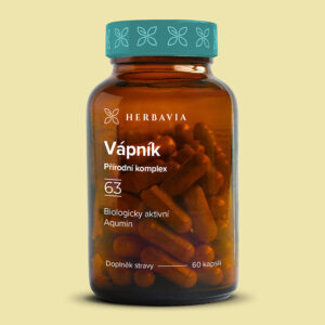 Herbavia Vápník, uhličitan vápenatý z mořské řasy, 60 kapslí