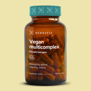 Herbavia Vegan komplex, multivitamin se železem, 60 kapslí