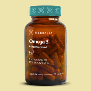 Herbavia Omega 3, rybí olej, 60 tobolek
