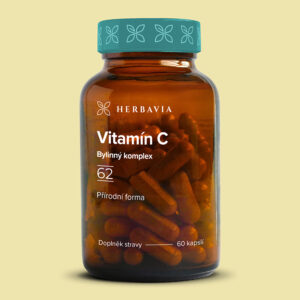 Herbavia Přírodní vitamín C, bylinný komplex s acerolou, 60 kapslí