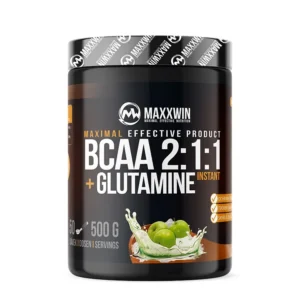 MAXXWIN BCAA a glutamin, zelené jablko, 500 g