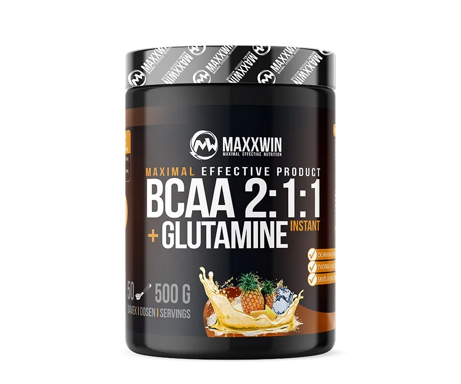 MAXXWIN BCAA a glutamin, ananas, 500 g