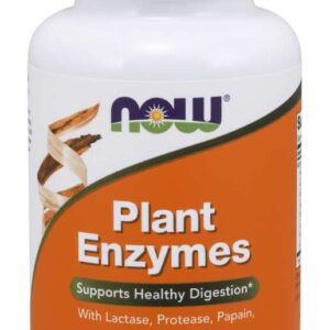 NOW Plant Enzymes, rostlinné trávicí enzymy, 120 kapslí