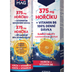 IQ Mag hořčík 375 mg a B6, 20 šumivých tablet