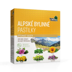 Naturprodukt Alpské pastilky s vitaminem C, 20 pastilek