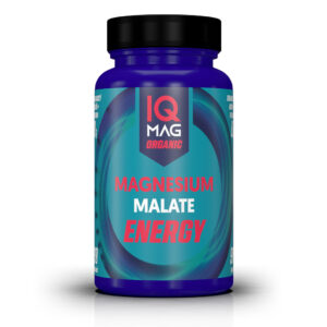 IQ Mag Energy, organický hořčík malát s vitaminem B6, 90 tobolek