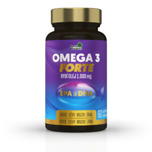 Naturprodukt Omega 3 Forte, rybí olej 1000 mg, 60 kapslí
