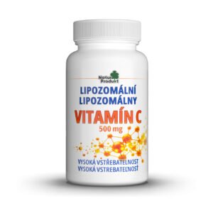 Naturprodukt Lipozomální vitamin C 500 mg, kyselina askorbová v tobolkách