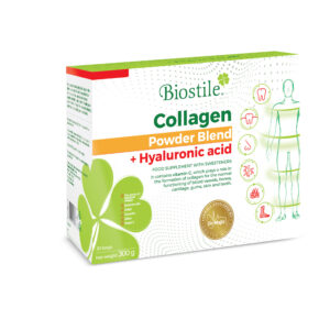 Biostile Collagen Powder Blend + HA, hydrolyzovaný kolagen, 30 sáčků