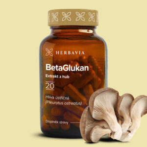 Herbavia Beta 1,3 D glukan, extrakt z hlívy ústřičné, 60 kapslí