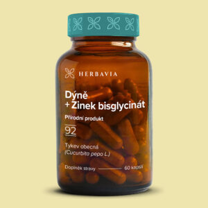 Herbavia Dýně a zinek bisglycinát, 60 kapslí