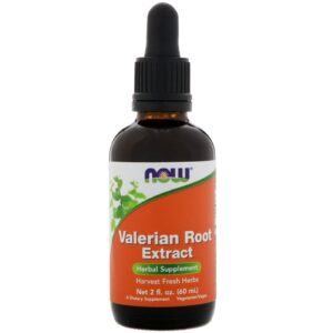Now Foods Valerian Root, tekutý extrakt z kozlíku lékařského, 60 ml