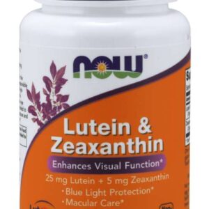 Now Foods Lutein a zeaxantin, 60 softgelových kapslí