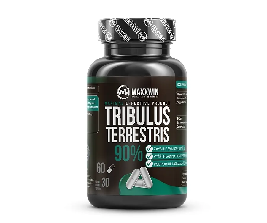 MAXXWIN Tribulus Terrestris 90 %, kotvičník zemní, 60 kapslí