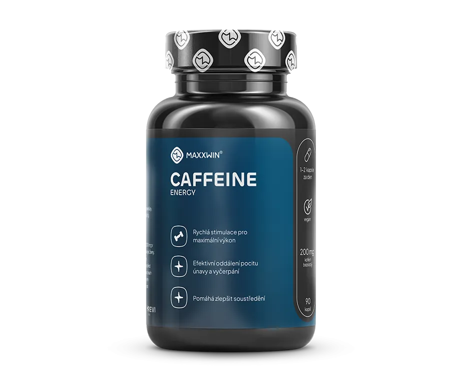 Maxxwin Caffeine Energy, kofein bezvodý, 90 kapslí