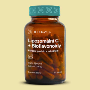 Herbavia Lipozomální vitamín C s bioflavonoidy, 60 veganských kapslí