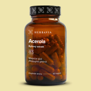 Herbavia Acerola, bylinný extrakt, 60 kapslí