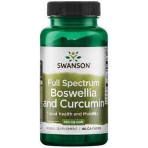 Swanson Full Spectrum Boswellia s kurkumou, 60 kapslí