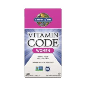 Garden of Life Vitamin Code Women, multivitamin pro ženy, 120 rostlinných kapslí