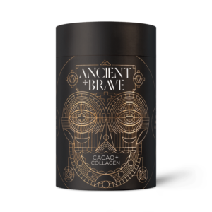 Ancient + Brave Cacao + Grass Fed Collagen, hydrolyzovaný kolagen s kakaem, 250 g