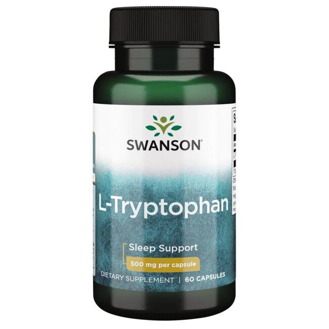 Swanson L-tryptofan 500 mg, 60 kapslí
