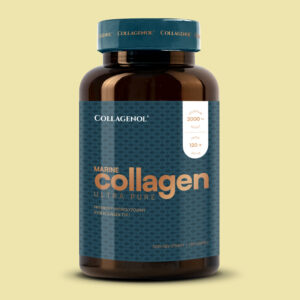 Collagenol, mořský kolagen, hydrolyzovaný rybí kolagen, 120 kapslí