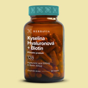 Herbavia Kyselina hyaluronová a biotin, 60 kapslí