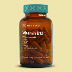 Herbavia Vitamín B12, kyanokobalamin, 60 kapslí