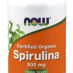 Now Foods Spirulina Organic, 500 mg, 100 tablet