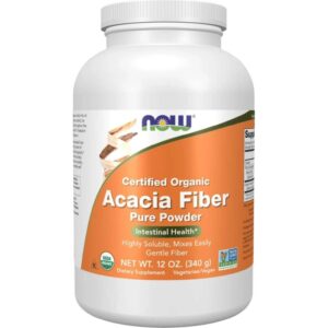 NOW Foods Acacia Pure Powder, akáciová vláknina, BIO, 340 g
