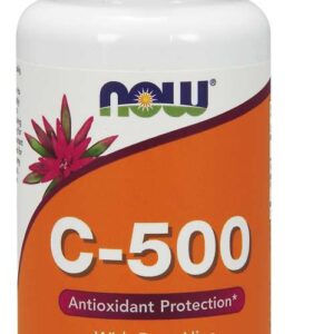 NOW Vitamin C-500 se šípkem, 100 tablet