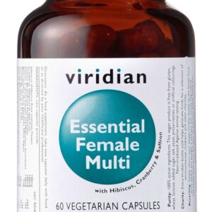 Viridian Essential Female Multi, multivitamin pro ženy, 60 kapslí