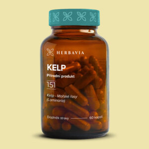 Herbavia Kelp, jód z mořské řasy, kapsle