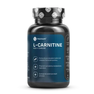 Maxxwin L-Carnitine + HCA + Chrom, L-karnitin tartrát, 90 kapslí