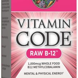 Garden of Life Vitamin Code RAW B12, methylcobalamin 1000 µg, 30 kapslí