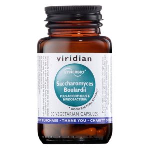 Viridian Saccharomyces Boulardii s prebiotiky, 30 kapslí