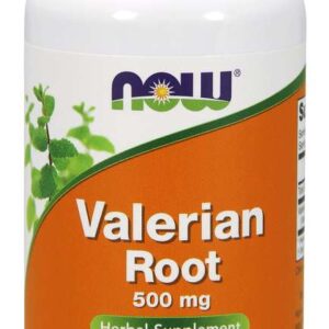 Now Foods Valerian Root, kozlík lékařský 500 mg, 100 rostlinných kapslí