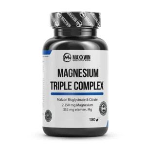 Maxxwin Magnesium Triple Complex, hořčík, 180 kapslí