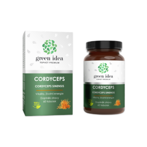 Green idea Cordyceps, bylinný extrakt, 60 tobolek