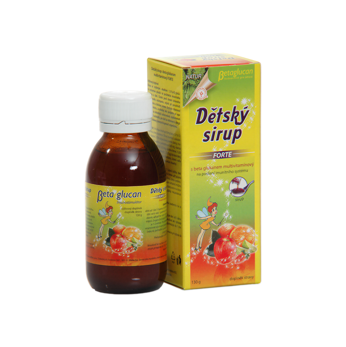 Liečive rastliny Dětský sirup multivitaminový forte, multivitamin pro děti, 100 ml
